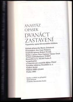 Anastáz Opasek: Dvanáct zastavení