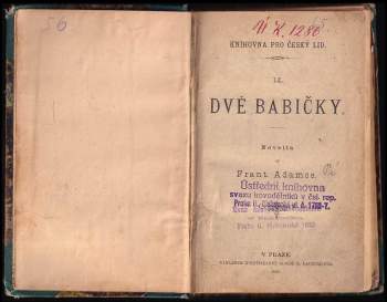 František Adamec: Dvě babičky