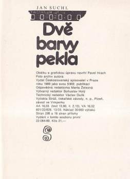 Jan Suchl: Dvě barvy pekla