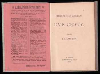 Henryk Sienkiewicz: Dvě cesty