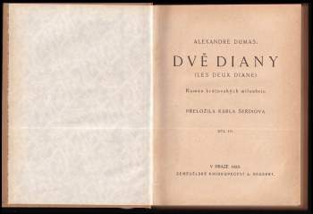 Alexandre Dumas: Dvě Diany