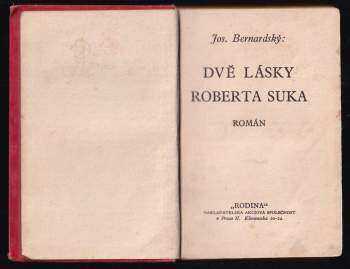 Bernard Kurka: Dvě lásky Roberta Suka