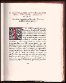 František Palacký: Dvě latinské řeči z roku 1817