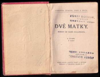 Marie Kyzlinková: Dvě matky