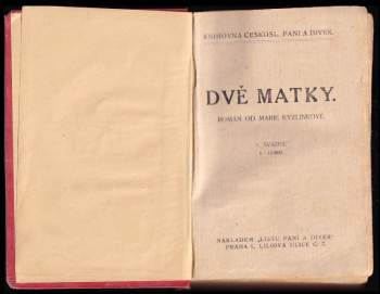 Marie Kyzlinková: Dvě matky