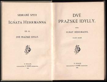 Ignát Herrmann: Dvě pražské idylly