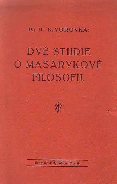 Dvě studie o Masarykově filosofii