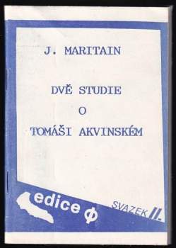 Dvě studie o Tomáši Akvinském