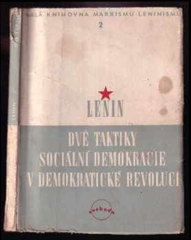 Dvě taktiky sociální demokracie v demokratické revoluci