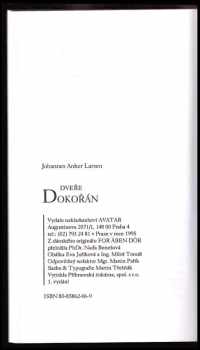 Johannes Anker-Larsen: Dveře dokořán