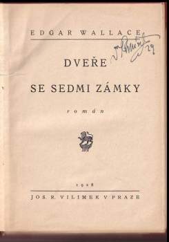 Edgar Wallace: Dveře se sedmi zámky