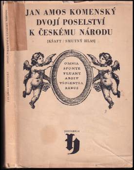 Jan Amos Komenský: Dvojí poselství k českému národu