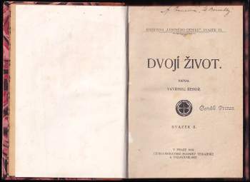 Vavřinec Řehoř: Dvojí život 1 - 3 KOMPLET