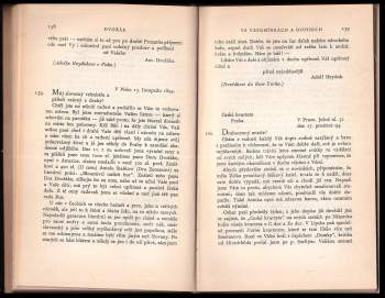 Antonín Dvořák: Dvořák ve vzpomínkách a dopisech