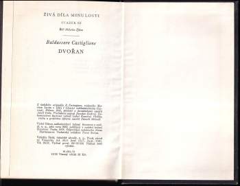 Baldassare Castiglione: Dvořan