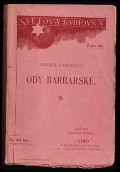 Giosue Carducci: Ódy barbarské