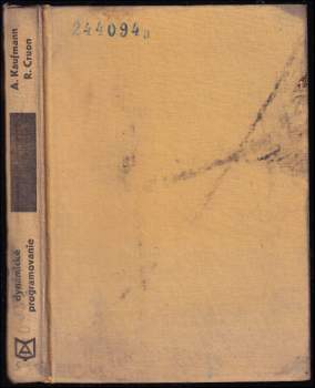 Arnold Kaufmann: Dynamické programovanie