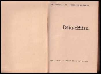 František Šíma: Džiu-džitsu