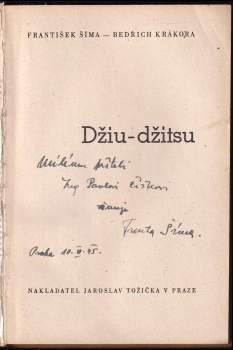 František Šíma: Džiu-džitsu