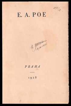 Edgar Allan Poe: E. A. Poe