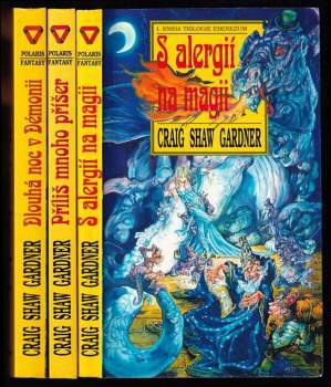 Ebenezum 1 - 3 - S alergií na magii + Příliš mnoho příšer + Dlouhá noc v Démonii - Craig Shaw Gardner, Craig Shaw Gardner, Craig Shaw Gardner, Craig Shaw Gardner (1996, Polaris) - ID: 808518