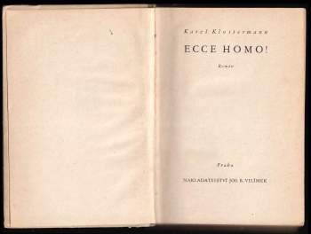 Karel Klostermann: Ecce homo!
