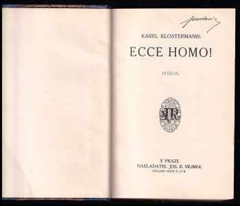 Karel Klostermann: Ecce Homo! : Rom