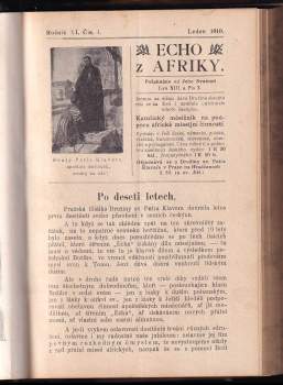 Echo z Afriky - Ročník X. (čísla 2-12), Ročník XI. (čísla 1-12), Ročník XII. (čísla 1-12)
