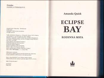 Amanda Quick: Eclipse Bay