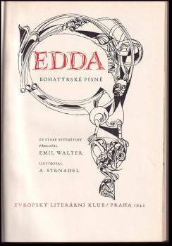 Antonín Strnadel: Edda