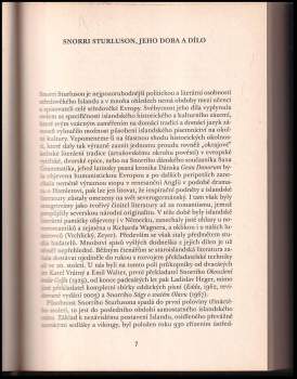 Snorri Sturluson: Edda a Sága o Ynglinzích