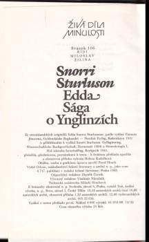 Snorri Sturluson: Edda ; sága o Ynglinzích