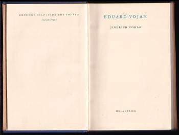 Jindřich Vodák: Eduard Vojan