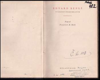 František M Hník: Edvard Beneš, filosof demokracie