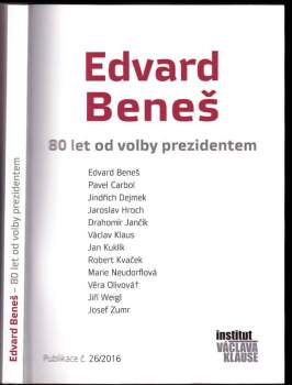 Jaroslav Hroch: Edvard Beneš