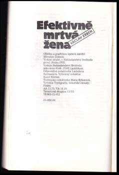 Václav Erben: Efektivně mrtvá žena
