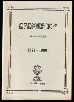 Efemeridy pro astrology 1971-1980