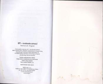 Ramona B Wagner: EFT - svoboda emocí