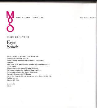 Josef Kroutvor: Egon Schiele