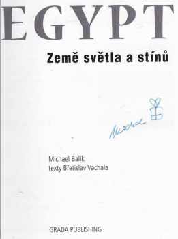 Michael Balík: Egypt