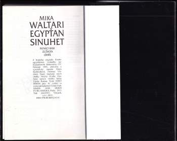 Mika Waltari: Egypťan Sinuhet