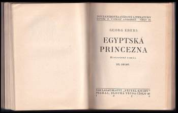 Georg Ebers: Egyptská princezna