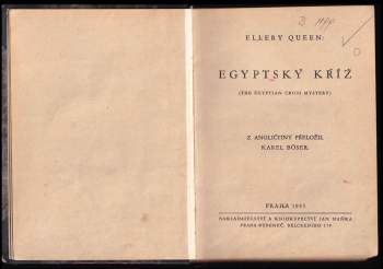 Ellery Queen: Egyptský kříž