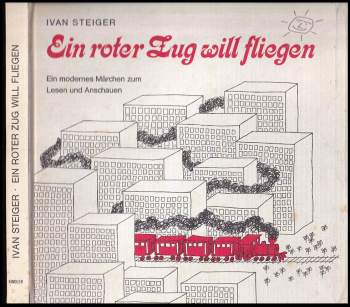 Ein roter Zug will fliegen