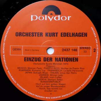 Orchester Kurt Edelhagen: Einzug Der Nationen