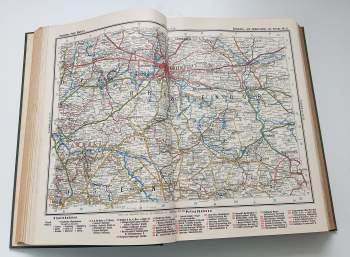 W Koch: Eisenbahn- und Verkehrs-Atlas von Europa
