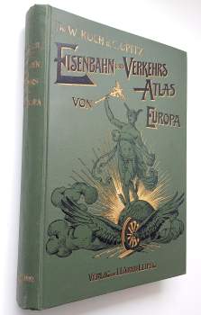Eisenbahn- und Verkehrs-Atlas von Europa
