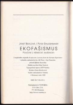 Janet Biehl: Ekofašismus