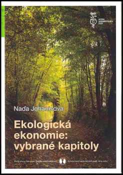 Nad'a Johanisová: Ekologická ekonomie: vybrané kapitoly