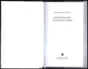 John Maynard Keynes: Ekonomické důsledky míru